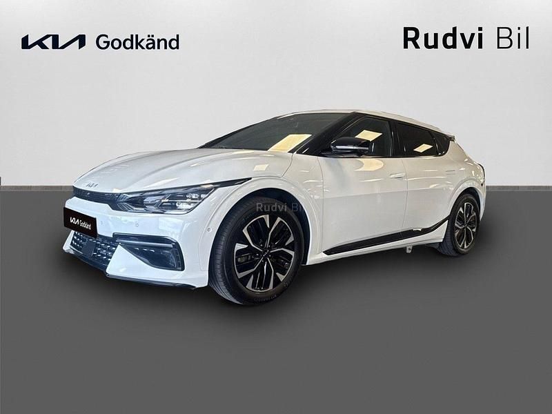 Vit Begagnad 2022 Kia EV6 4 SUV | 469 900 kr (Lite dyr) - Bild 1/4