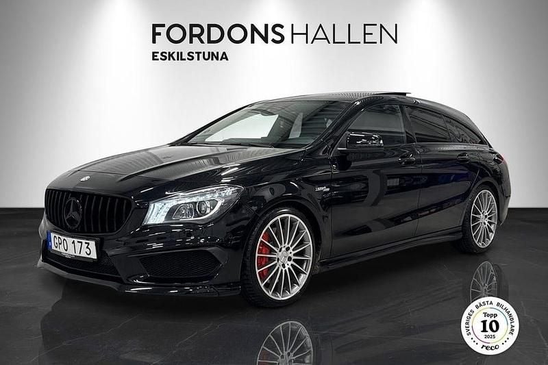 Svart Begagnad 2015 Mercedes CLA45 AMG AMG Kombi | 234 900 kr (Marknadspris) - Bild 1/4