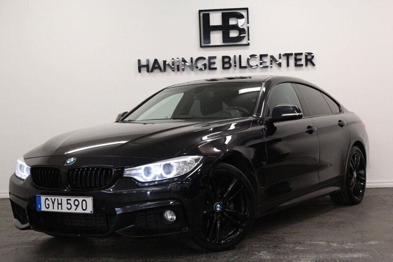 Svart Begagnad 2015 BMW 420 Sport Line Halvkombi | 219 900 kr (Dyr) - Bild 1/4