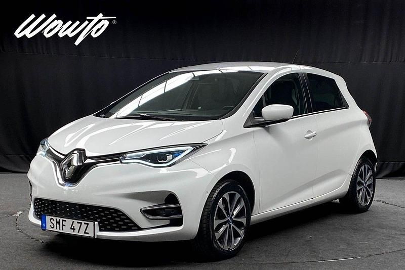 Vit Begagnad 2020 Renault Zoe Intens Halvkombi | 124 800 kr (Bra pris) - Bild 1/3