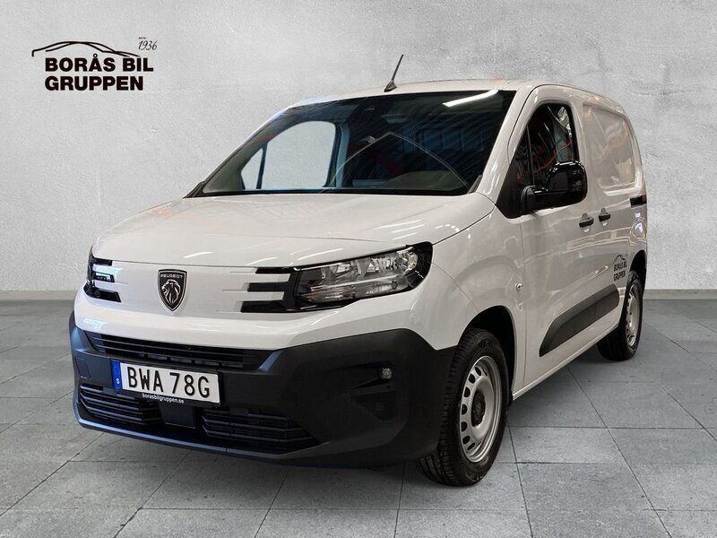 Vit Ny 2024 Peugeot Partner Minibuss | 329 000 kr - Bild 1/4