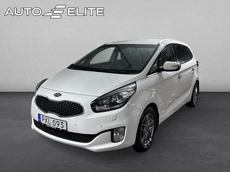 Vit Begagnad 2015 Kia Carens Minibuss | 79 800 kr (Marknadspris) - Bild 1/4