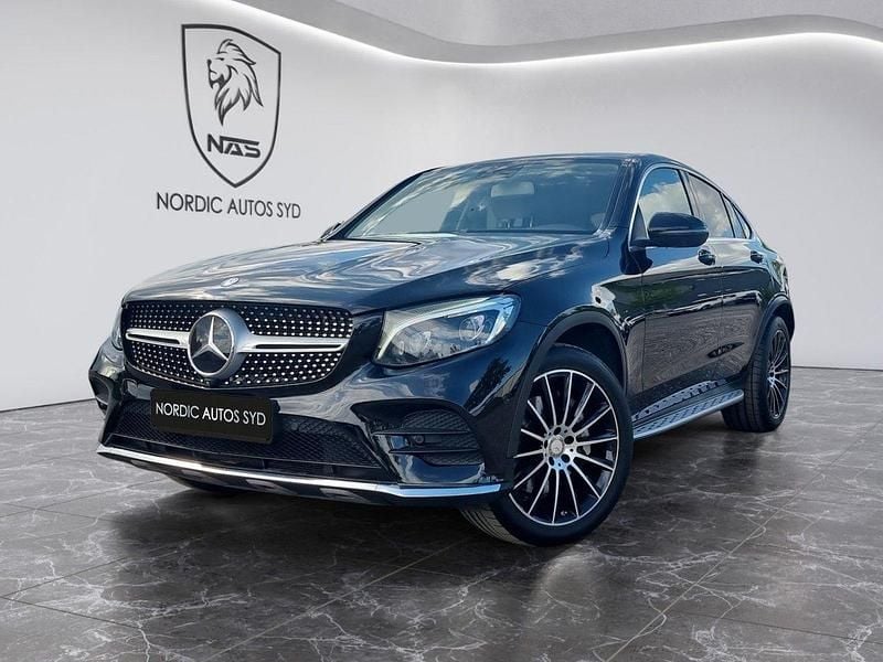 Svart Begagnad 2016 Mercedes GLC250 AMG Sportkupé | 319 900 kr (Marknadspris) - Bild 1/4