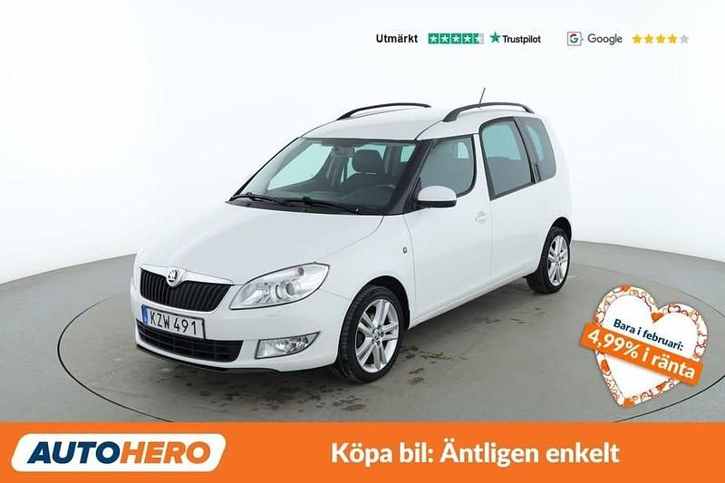 Begagnad Skoda Roomster 87 HK (63 kW) 2014 Vit Minibuss