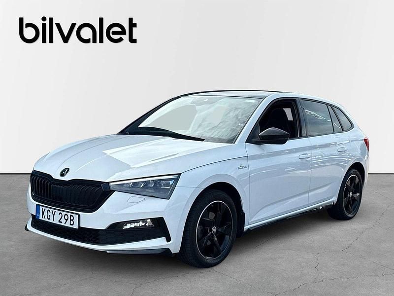 Vit Begagnad 2020 Skoda Scala Monte Carlo Halvkombi | 184 500 kr (Marknadspris) - Bild 1/4