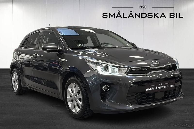 Begagnad Kia Rio Advance 84 HK (61 kW) 2019 Grå Halvkombi