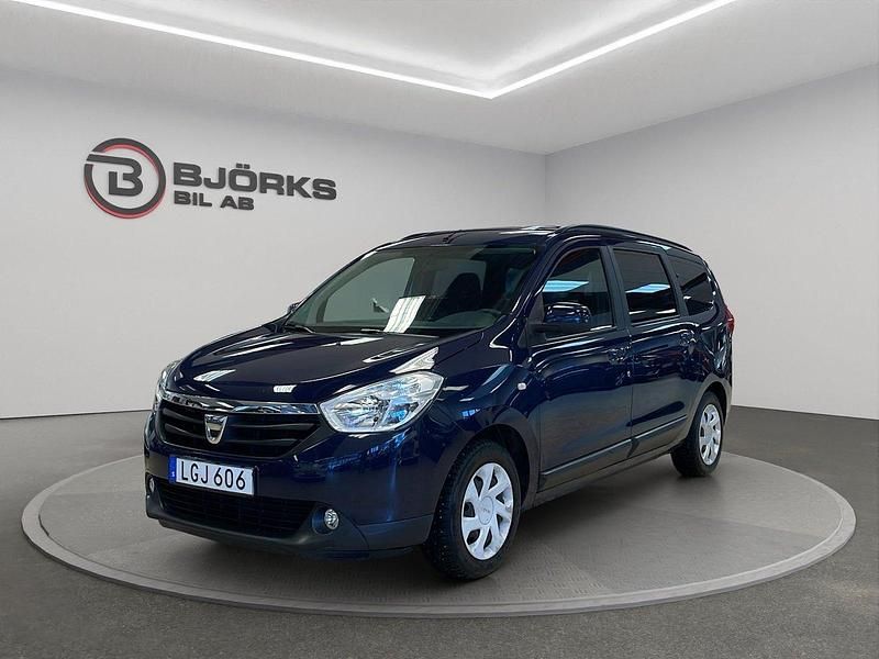 Blå Begagnad 2015 Dacia Lodgy Minibuss | 99 500 kr - Bild 1/4
