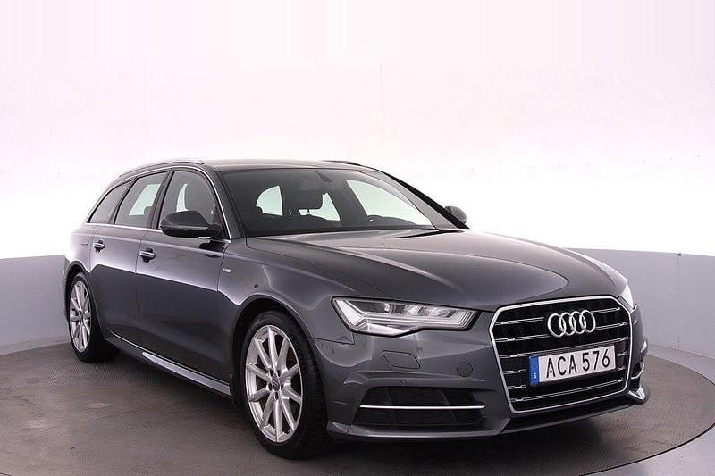 Grå Begagnad 2017 Audi A6 S-Line Kombi | 199 000 kr (Bra pris) - Bild 1/4