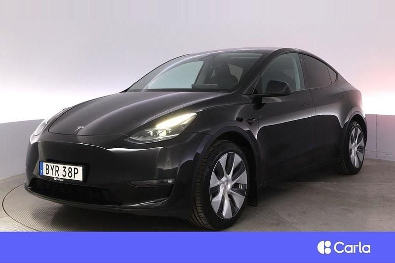Svart Begagnad 2023 Tesla Model Y Long Range AWD SUV | 471 900 kr - Bild 1/4