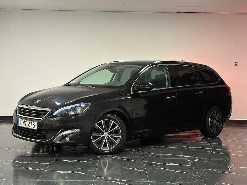 Svart Begagnad 2014 Peugeot 308 SW Allure Kombi | 69 900 kr (Bra pris) - Bild 1/4