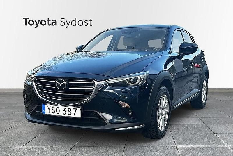 Blå Begagnad 2018 Mazda CX-3 SUV | 185 000 kr (Marknadspris) - Bild 1/4
