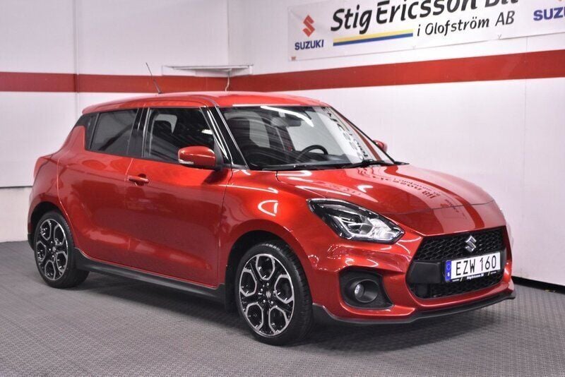 Röd Begagnad 2018 Suzuki Swift Sport Halvkombi | 148 500 kr (Marknadspris) - Bild 1/4