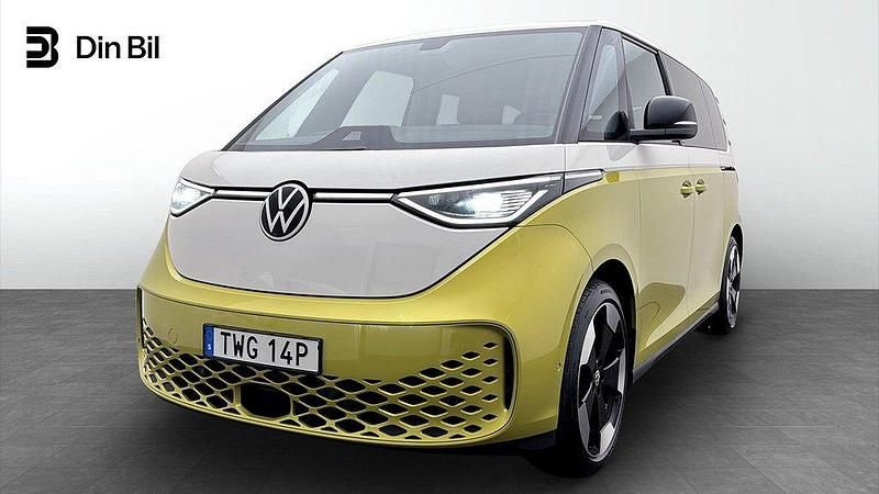 Flerfärgad (candyweiß/limonengelb me) Begagnad 2023 VW ID. Buzz Comfortline Van | 539 900 kr - Bild 1/4