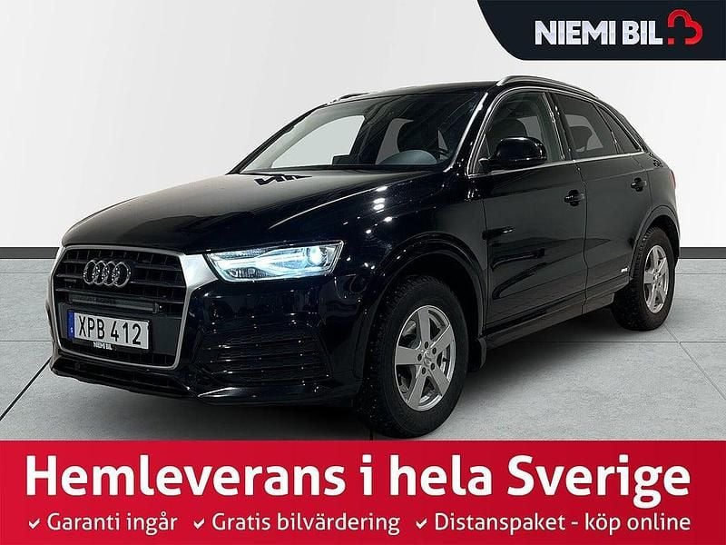 Svart Begagnad 2018 Audi Q3 Proline SUV | 199 900 kr (Marknadspris) - Bild 1/3