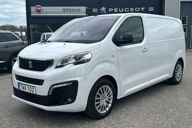 Vit Begagnad 2023 Peugeot e-Expert Van | 461 250 kr (Marknadspris) - Bild 1/4