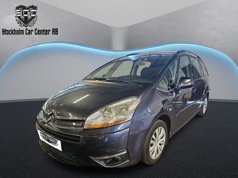 Mörkblå Begagnad 2007 Citroën Grand C4 Picasso Minibuss | 37 900 kr (Marknadspris) - Bild 1/4