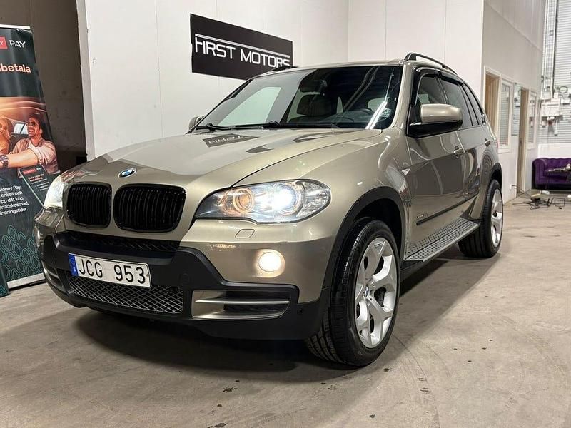 Begagnad BMW X5 Sport Line 235 HK (172 kW) 2008 Ljusbrun SUV
