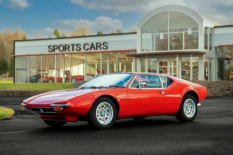 Röd Begagnad 1972 De Tomaso Pantera | 1 375 000 kr - Bild 1/4