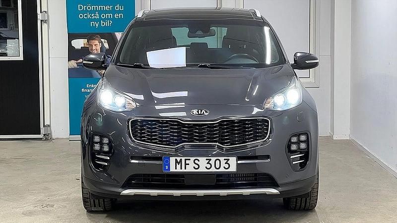 Begagnad Kia Sportage GT-Line 185 HK (136 kW) 2015 Grå SUV