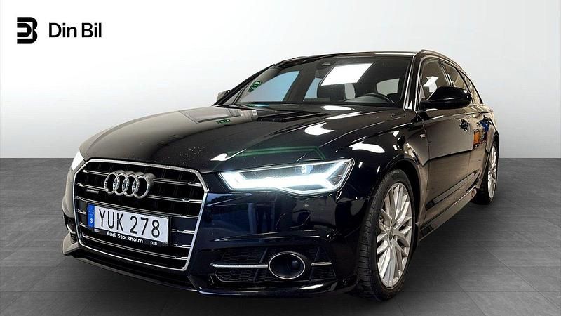 Svart Begagnad 2017 Audi A6 S-Line Kombi | 189 000 kr (Marknadspris) - Bild 1/4