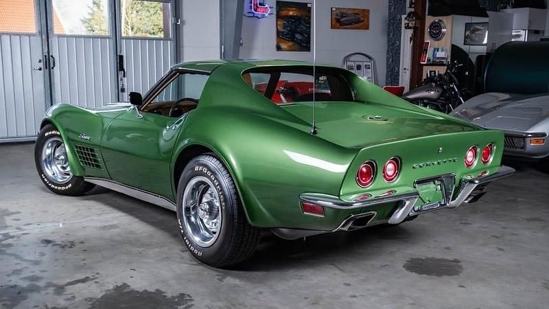 Begagnad Chevrolet Corvette Stingray LT 330 HK (242 kW) 1972 Elkhart green metallic