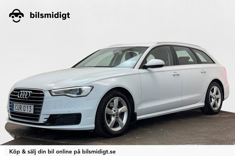 Vit Begagnad 2015 Audi A6 Sport Kombi | 159 800 kr (Superpris) - Bild 1/3