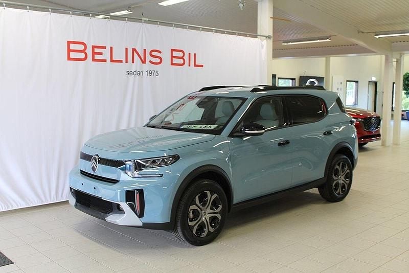 Blå Ny 2025 Citroën C3 Aircross SUV | 275 500 kr (Marknadspris) - Bild 1/4