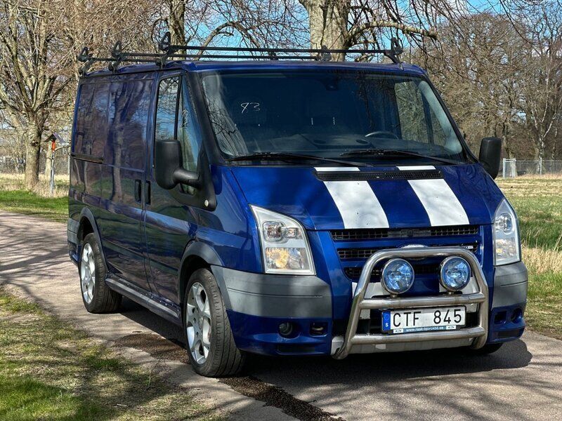 Mörkblå (blå metallic ) Begagnad 2008 Ford Transit T260 Sport Minibuss | 59 900 kr (Marknadspris) - Bild 1/4