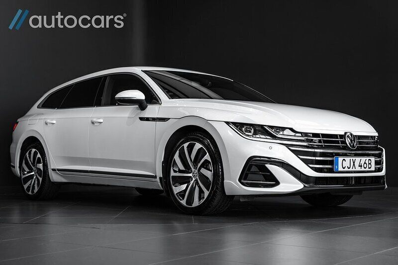 Vit Begagnad 2022 VW Arteon R-line Edition Kombi | 319 000 kr (Marknadspris) - Bild 1/4