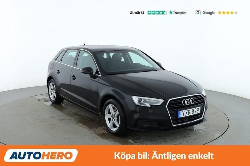 Begagnad Audi A3 151 HK (111 kW) 2017 Svart Sedan