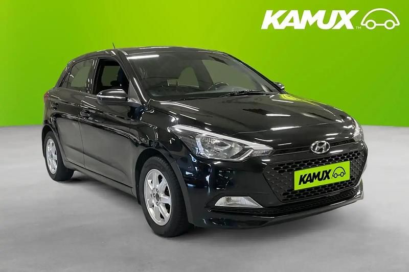 Svart Begagnad 2017 Hyundai i20 Comfort Halvkombi | 99 700 kr (Marknadspris) - Bild 1/4
