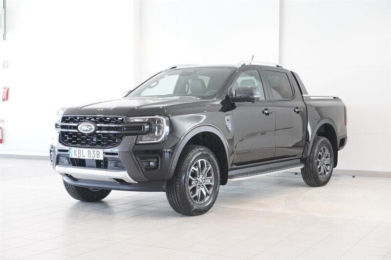 Svart Ny 2024 Ford Ranger Wildtrack Pickup | 683 075 kr (Bra pris) - Bild 1/4