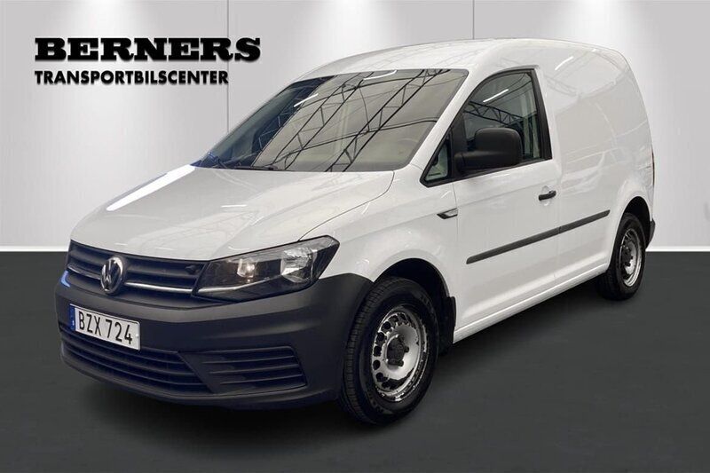 Vit Begagnad 2016 VW Caddy Minibuss | 109 900 kr (Marknadspris) - Bild 1/4