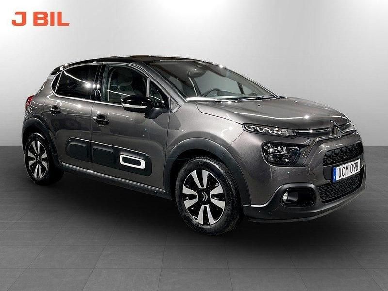 Grå Begagnad 2024 Citroën C3 Shine Halvkombi | 179 900 kr (Marknadspris) - Bild 1/4