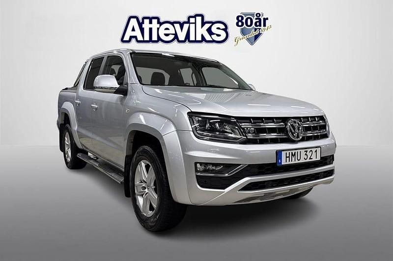 Silver Begagnad 2019 VW Amarok Highline Pickup | 399 900 kr (Marknadspris) - Bild 1/4