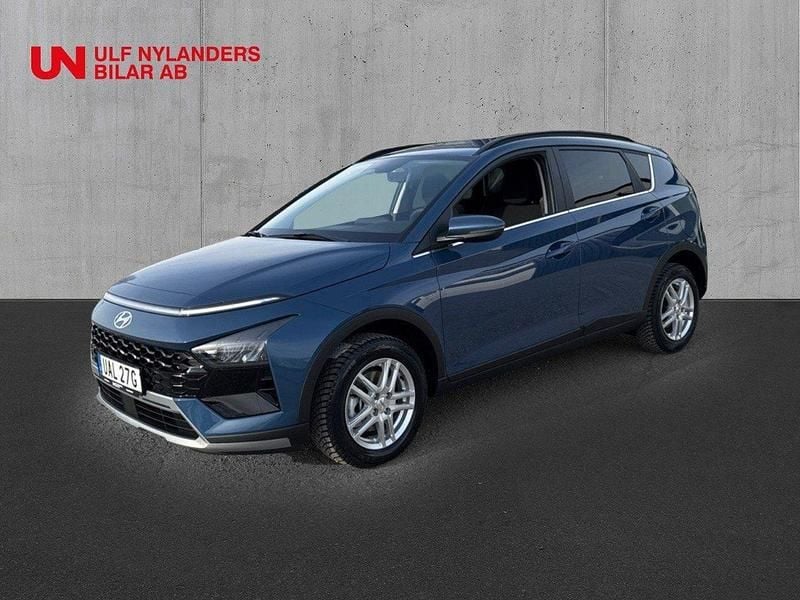 Blå Begagnad 2024 Hyundai Bayon Advanced SUV | 286 900 kr - Bild 1/4