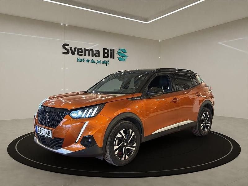 Orange fusion metallic Begagnad 2020 Peugeot 2008 GT SUV | 189 900 kr (Marknadspris) - Bild 1/4