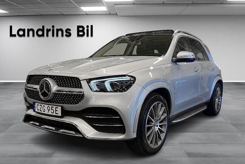 Silver Begagnad 2019 Mercedes GLE400 SUV | 689 000 kr (Dyr) - Bild 1/4