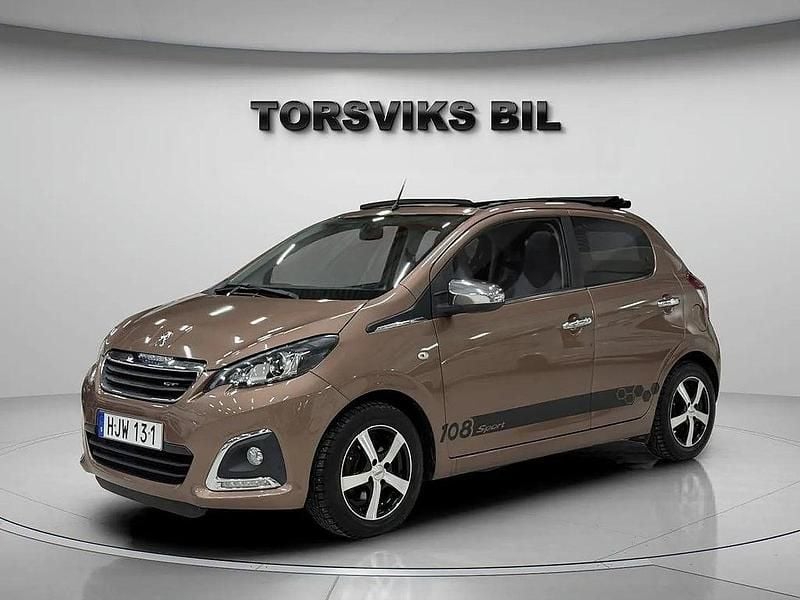Begagnad Peugeot 108 GT 69 HK (50 kW) 2014 Brunmet Halvkombi