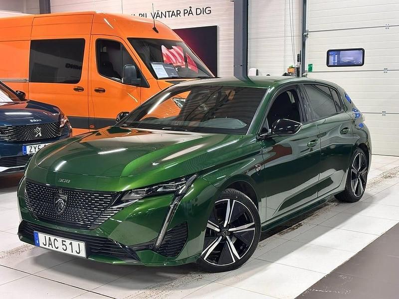 Begagnad Peugeot 308 GT 224 HK (164 kW) 2022 Grön Halvkombi