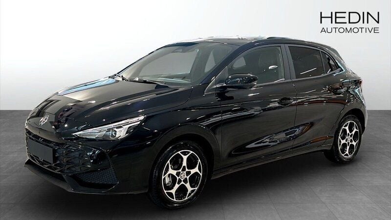 Svart (black) Ny 2024 MG MG3 Luxury Halvkombi | 292 490 kr (Marknadspris) - Bild 1/4