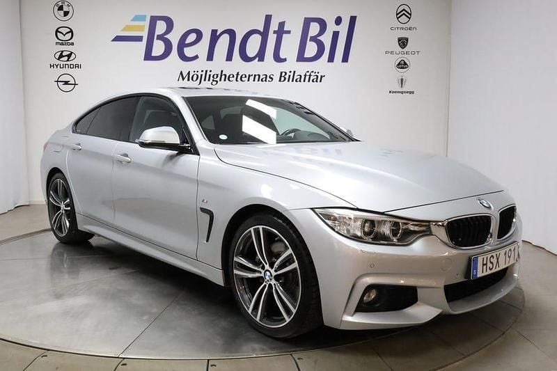 Glaciärsilver metallic Begagnad 2016 BMW 430 Gran Coupé M Sport Sportkupé | 239 500 kr - Bild 1/3