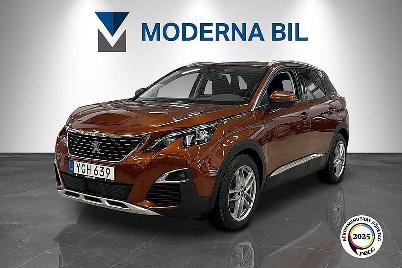 Begagnad Peugeot 3008 Allure 120 HK (88 kW) 2016 Brun SUV
