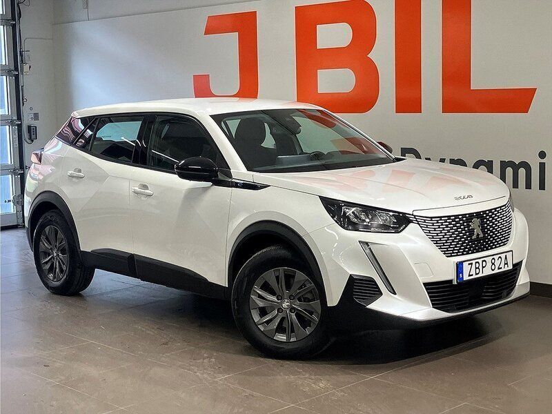 Vit Begagnad 2022 Peugeot e-2008 Active SUV | 194 900 kr (Marknadspris) - Bild 1/4