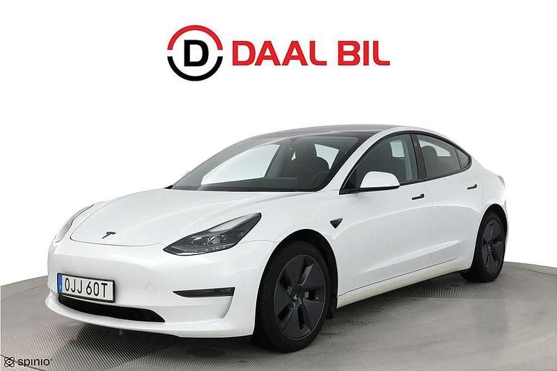 Vit Begagnad 2023 Tesla Model 3 Long Range AWD Sedan | 324 700 kr (Bra pris) - Bild 1/4