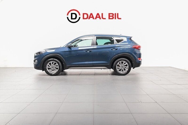 Blå Begagnad 2017 Hyundai Tucson SUV | 224 700 kr (Marknadspris) - Bild 1/4