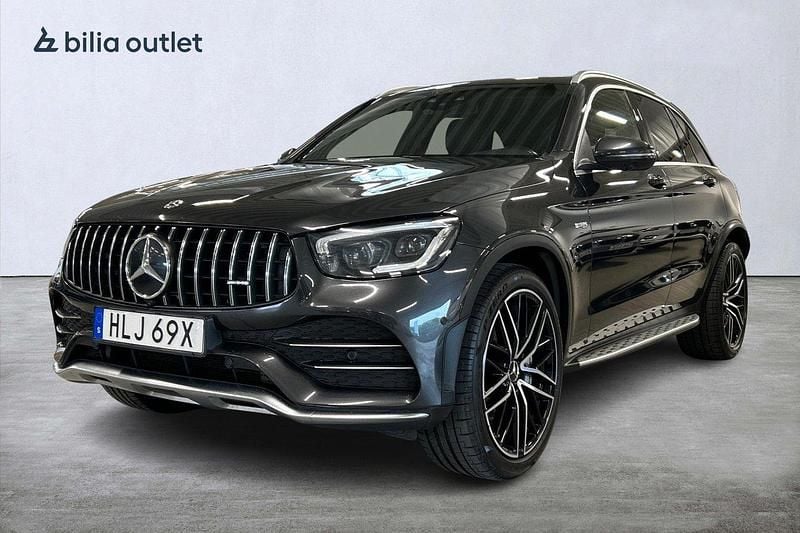 Grå Begagnad 2019 Mercedes GLC43 AMG AMG SUV | 489 900 kr (Bra pris) - Bild 1/4