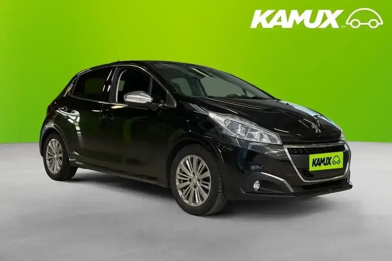 Svart Begagnad 2019 Peugeot 208 Allure Halvkombi | 134 900 kr (Marknadspris) - Bild 1/4
