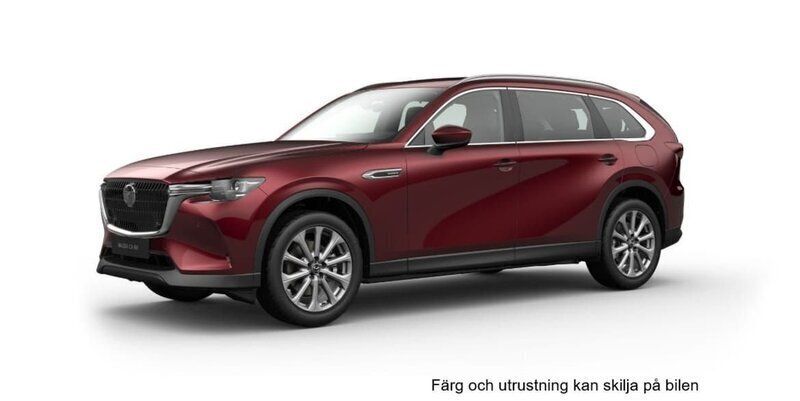 Röd Ny 2025 Mazda CX-80 Exclusive-Line SUV | 619 900 kr (Bra pris) - Bild 1/3