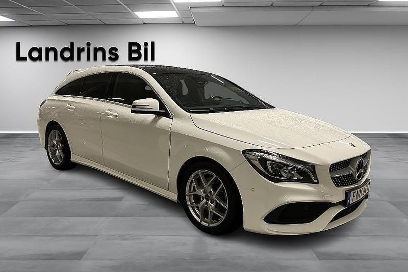 Begagnad Mercedes CLA220 Shooting Brake AMG 177 HK (130 kW) 2018 Vit Kombi